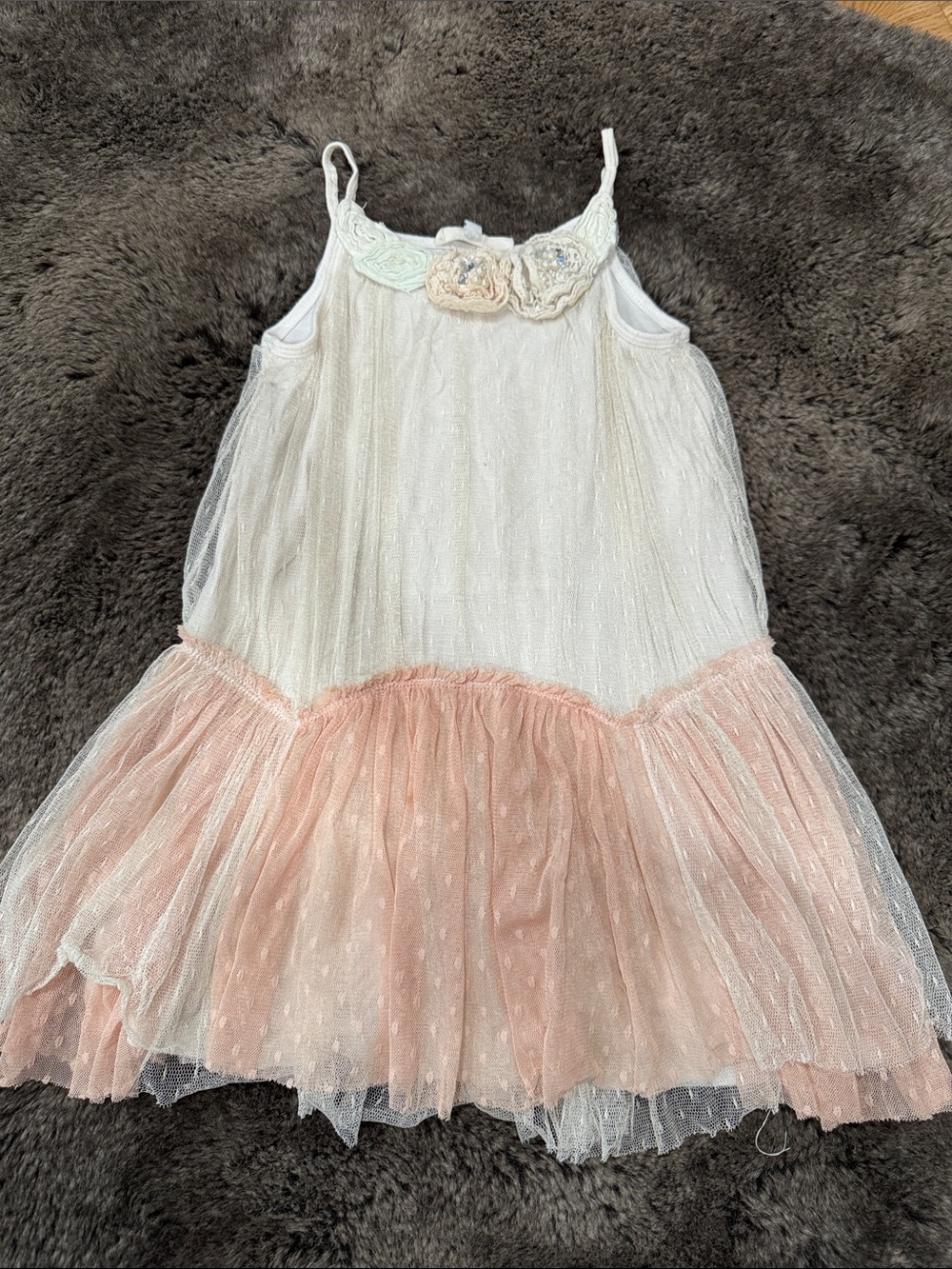 Baby Sara tulle and floral dress